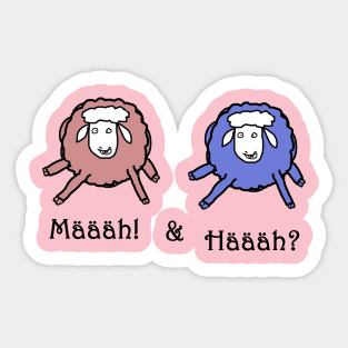 Määäh! & Häääh? Sticker